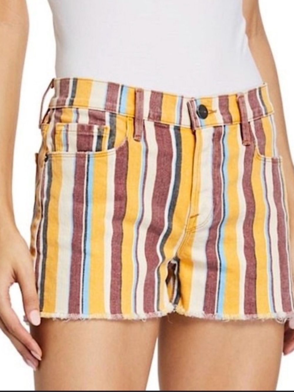 Frame denim shorts